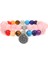 19CM Tarzı Kırmızı 7 Çakra Bileklik Doğal Ametist Boncuklu Bilezik Budizm Lotus Taşı Bileklik Erkekler Reiki Taş Pulsera Kadınlar Yoga Takı (Yurt Dışından) 4