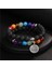 19CM Tarzı Kırmızı 7 Çakra Bileklik Doğal Ametist Boncuklu Bilezik Budizm Lotus Taşı Bileklik Erkekler Reiki Taş Pulsera Kadınlar Yoga Takı (Yurt Dışından) 5