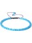 Mavi Kedi Gözü 4mm Doğal Labradorit Howlit Taş Boncuklu Bilezik Erkekler Vintage Ayarlanabilir Siyah Halat Bileklik Takı Kadınlar Pulsera Reiki Hediyeler (Yurt Dışından) 1