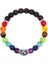 17CM Tarzı Boğa4.20-5.20 Kadınlar ve Erkekler Için Doğal Taş 7 Çakra Bileklik Çift Iyileştirme Reiki Dua Takılar 12 Burç Takıları Kolye Bilezik (Yurt Dışından) 2