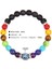 17CM Tarzı Boğa4.20-5.20 Kadınlar ve Erkekler Için Doğal Taş 7 Çakra Bileklik Çift Iyileştirme Reiki Dua Takılar 12 Burç Takıları Kolye Bilezik (Yurt Dışından) 3