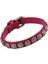 Kırmızı Gül Vintage Rock Punk Gerçek Deri Bilezik Pulseira Masculina Mujer Erkek Bilezik Yıldız Nokta Charm Bilezik Kadınlar ve Erkekler Için Kırmızı (Yurt Dışından) 1