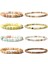 23CM Tarzı 4 mm Kırmızı Akik Doğal Taş Pictura Jaspe Mineral Bilezik Kadın El Yapımı Esnek It Taş Boncuklu Şans Bilekliği Yoga Dua Pulsera (Yurt Dışından) 3