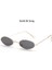 Kumral Moda Tasarım Retro Küçük Oval Vintage Tonlar Siyah Kırmızı Metal Renkli (Yurt Dışından) 1