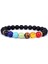 M-19CM Stili No.28 Beden 7 Çakra Taş Bilezik Kadın Doğal Boncuk Şifa Reiki Dua Buddha Boncuk Bilezik Erkek Şans Yoga Meditasyon Takı Hediye (Yurt Dışından) 1