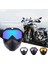 Şeffaf Stil Motosiklet Gözlüğü Motokros Motor Bisiklet Moto Ayrılabilir Yaz Uv Koruma Kayak Bisiklet Açık Yüz Kask Maskeleri (Yurt Dışından) 4