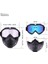 D Tipi Sıcak Satış Motosiklet Gözlüğü Maske Motokros Kask Rüzgar Geçirmez Off Road Moto Çapraz Kask Leri (Yurt Dışından) 3