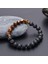 No.9 Boyutu 2021 Yeni Doğal Obsidiyen Hematit Kaplan Gözü Boncuklu Bilezik Erkek Sağlık Koruma Kadın Ruh Yoga Takı Pulsera Hombre (Yurt Dışından) 3