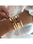 5 Adet Kadınlar Için Ayarlanabilir Bileklik Bileziği Metal Kolluk Bileklik & Bilezik Takı Pulseira Feminia (Yurt Dışından) 3