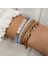 5 Adet Kadınlar Için Ayarlanabilir Bileklik Bileziği Metal Kolluk Bileklik & Bilezik Takı Pulseira Feminia (Yurt Dışından) 4