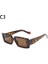 C3 Yeni Moda Renkli Küçük Dikdörtgen Vintage Geniş Çerçeve Yaz Bayan UV400 Lens Trendy (Yurt Dışından) 1