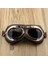 Gri Stil Retro Motosiklet Gözlüğü Vintage Moto Klasik Ler Harley Pilot Steampunk Atv Bisiklet Bakır Kask (Yurt Dışından) 1
