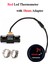 KIRMIZI-18MM Yamaha Nmax Tmax Xmax Motosiklet Su Sıcaklık 0~120 Derece Ekranlı Yuvarlak Su Sıcaklık Sensörü Adaptör Seti (Yurt Dışından) 1