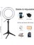 Puluz 6.2cm LED Işık 16CM Stand Youtuber,canlı Yayın Selfıe Tıktok Makeup Siyah 5