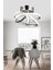Vino Riserva Model Krom Kaplama Metal Salon Mutfak Oturma Yatak Odası Modern LED Plafonyer Avize 1