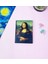 Mona Lisa Tasarımlı Sert Kapaklı Mini Defter 1