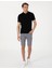 Erkek Siyah Slim Fit Polo Yaka Triko Tişört 50305976-VR046 4