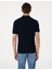 Erkek Lacivert Slim Fit Polo Yaka Triko Tişört 50306123-VR033 5