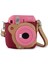 Instax Mini 8 ve 9 Uyumlu Kırmızı Bez Çanta 4