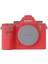 Sony A7R3 Silikon Kılıf (Kırmızı) 3
