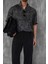 Erkek Polo Yaka Regular Fit Triko T-Shirt Siyah 1