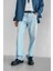Erkek Baggy Fit Jean Açık Mavi 1