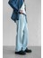 Erkek Baggy Fit Jean Açık Mavi 5