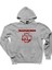 Rammstein Fly Gri Kapşonlu Sweatshirt Hoodie 1