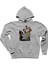 Grand Theft Auto Five Dog And Man Gri Kapşonlu Sweatshirt Hoodie 1