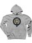 University Of Oxford Logo Gri Kapşonlu Sweatshirt Hoodie 1