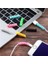 ® 4lü Apple, Android Şaj Kablosu Koruyucu Silikon Spiral Yay Aparat 1