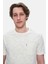 Caleb Kemik Rengi Bisiklet Yaka Cepli Standard Fit Erkek Tshirt 2