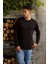 Bisklet O Yaka Erkek Uzun Kollu Tişört Pamuklu Sweatshirt 1