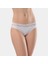 Kadın Beli Dantelli Likralı 2'li Pamuklu Bikini Külot 262/BEYAZ 2