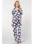 Patlı Örme Kısa Kol Pijama Takımı 3606/LACIVERT 5