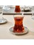 Deniz Tepsili 6 Kişilik 19 Parça Çay Seti 5