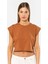 Kadın Vatka Görünümlü Crop T-Shirt 3402/TARÇIN 1