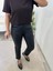 Siyah Mum Kaplama Zr Kapalı Paça Jean Pantolon 4