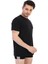 Çift Kaplan 947 Erkek Süprem T-Shirt Siyah 8