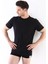 Çift Kaplan 947 Erkek Süprem T-Shirt Siyah 9
