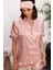 Brandy Saten Biyeli Kadın Pijama Şort Takımı 1325 3