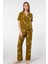 Kadın Desenli Kısa Kol Dokuma Pijama Takımı 3604/HAKI 4