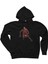 Micheal Jordn 23 Silhouette Siyah Kapşonlu Sweatshirt Hoodie 1