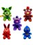 Çikolata Bonnie Peluş Oyuncak 9 Inç Five Nights At Freddy's Peluş Oyuncak Fan (Yurt Dışından) 1