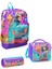 Kids Lila Turkuaz Dondurma ve Anime Desenli 3’lü Okul Çanta Seti SET0123773 1