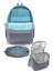 Kids Yeşil Kahverengi High Craft Desenli 3’lü Okul Çanta Seti SET0123776 3