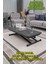 Home Üst Tabla Mdf Kartal Oval Köşe Alt Ayak Siyah 1
