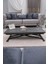 Home Üst Tabla Mdf Kartal Oval Köşe Alt Ayak Siyah 2