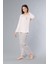 Uzun Kol Mevsimlik Pijama Takımı Viskon Alperi 790-63 1
