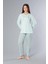 Uzun Kol Mevsimlik Pijama Takımı Viskon Alperi 790-63 2